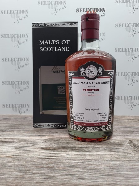 Malts of Scotland TOMINTOUL 2010/2024 matured in a Sherry Hogshead