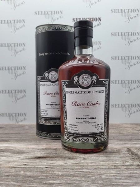 Malts of Scotland AUCHENTOSHAN 1998/2024 Rare Cask Range Sherry Hogshead